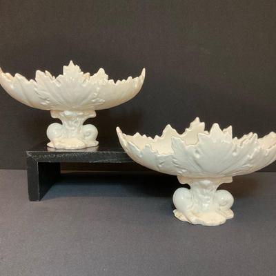 Numbered Maple Leaf Dishes
