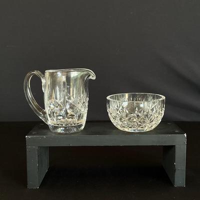 Waterford Cream And Sugar Bowl 