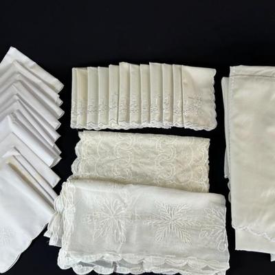 White Decorative Linens