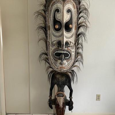 Mid Century Orator’s Stool From Papua New Guinea