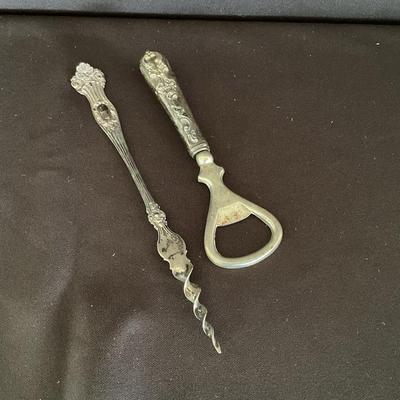 Sterling Silver Butter Pick And Bottle Opener 
