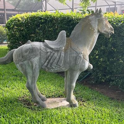 Concrete Horse Sculpture 1
