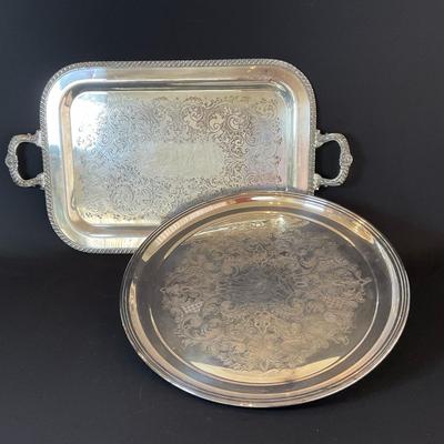 Vintage Silverplate Serving Trays