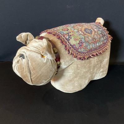 Vintage Bulldog Hand Made Ottoman 
