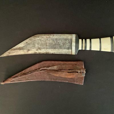 Vintage African Aluminum File Knife