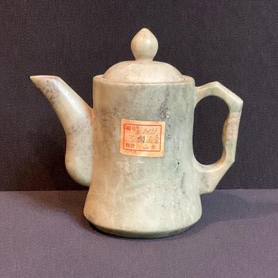 Qing Dynasty Jade Teapot With Lid