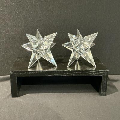 Rosenthal Crystal Glass Star Candle Holder