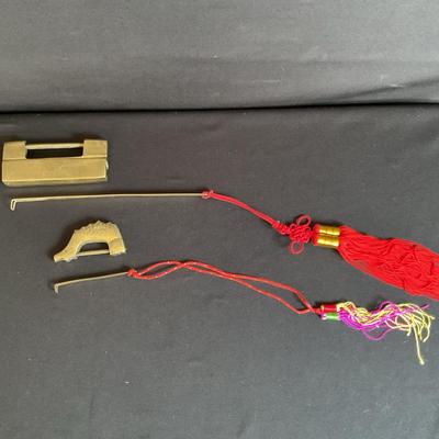 Vintage Chinese Brass Locks