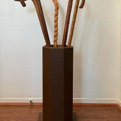 Walking Canes And Stand  