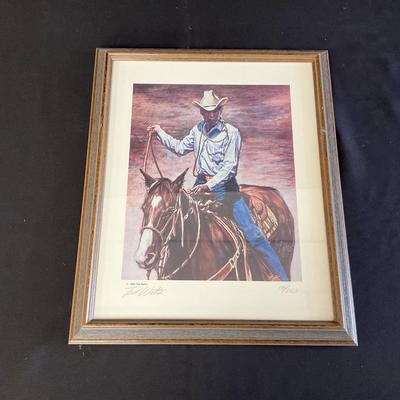“Calf Roper” Print By Ted Watts