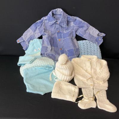 Vintage Knitted & Handmade Baby Clothing 