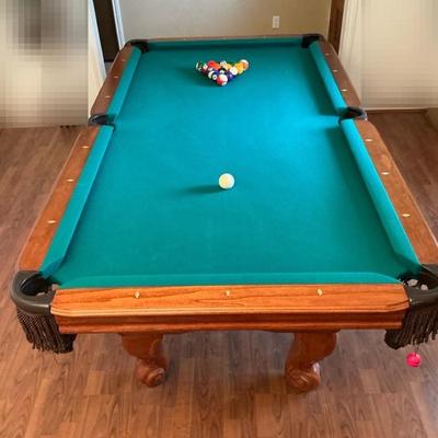 Pool Table And Accessories 