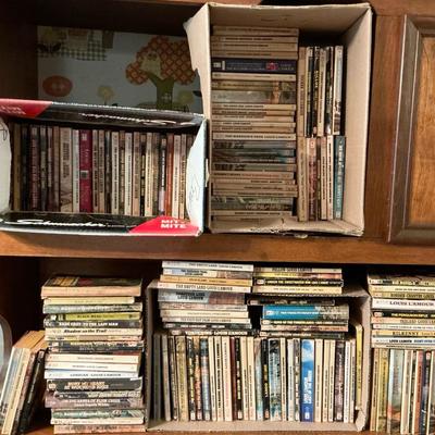 Lots Of Vintage Louis L Amour And Zane Grey Books