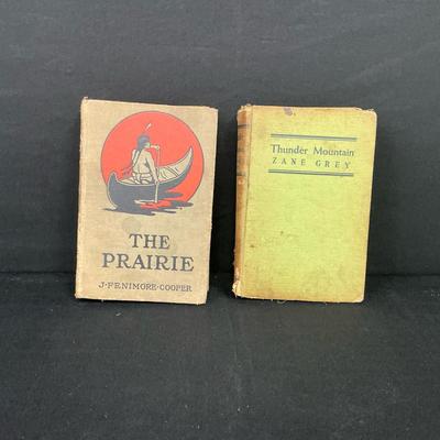 Vintage Hard Backs The Prairie And Thunder Mountain