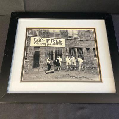 “Golfers” Framed Photography 