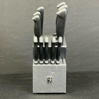 J.A. Henckles Knife Block And Knives