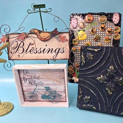 "CBK," "Ganz," and "Demdaco" House Decor