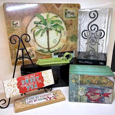 “Eucalyptus Stoneware”, Decorative Cutting Board Gift Assortment 