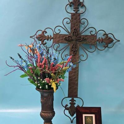 "Ganz" Large Metal Cross and More