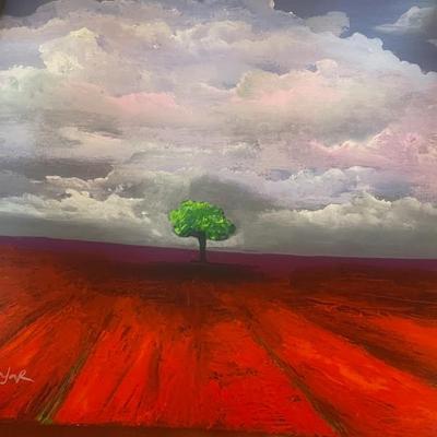 DAVID NAJAR- Giclee/Unframed-Wide Open Spaces 16 x20 Appraised in 2022 