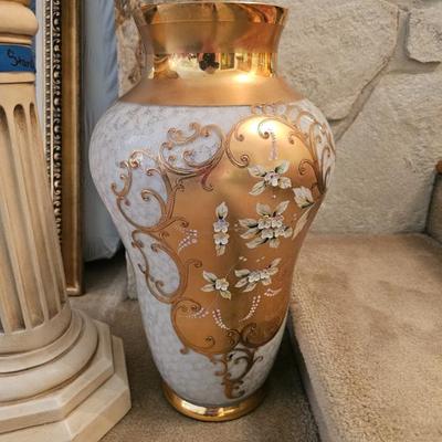 Bohemian Glass Vase