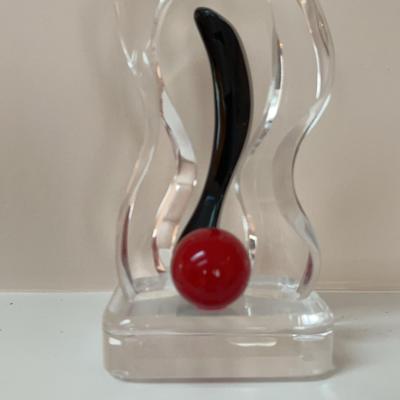 Signed Lucy Phelps Modern Lucite Sculpture