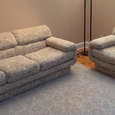 Vintage Sofa Set in Neutral Soft Color