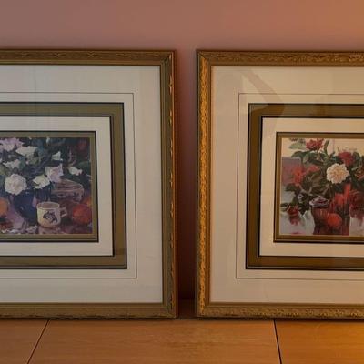 Framed Flower Wall Art Print
