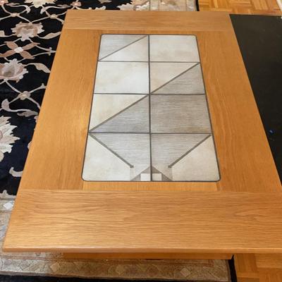 Coffee and Side Table Set with Lamp