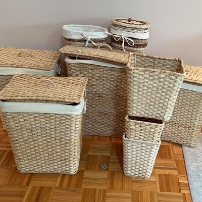 Wicker Laundry & Storage Baskets 