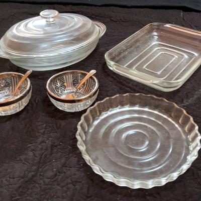 Glass Bakeware and Bowl set