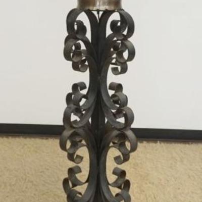 1247	FANCY WROUGHT IRON FLOOR LAMP APPROXIMATELY 67 IN H
