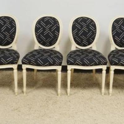 1239	SET OF 6 ITALIAN MEDALLION BACK CHAIRS, 2 ARM AND 4 SIDE

