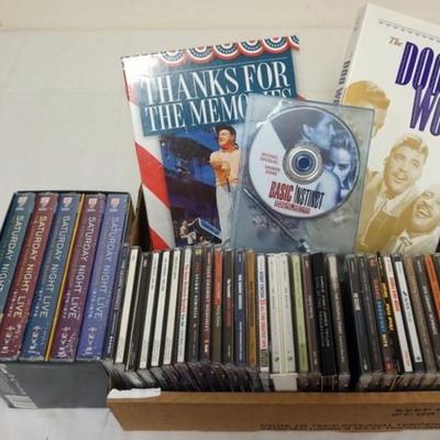 1138	LARGE GROUP OF ASSORTED CD'S AND DVD'S
