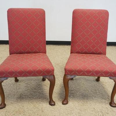 1213	C.W. KITTINGER PAIR OF UPHOLSTERED OCCASIONAL CHAIRS, EACH APPROXIMATELY 24 IN X 21 IN X 39 IN H
