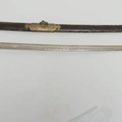 1051	ANTIQUE CEREMONIAL SWORD, APPROXIMATELY 30 IN LONG

