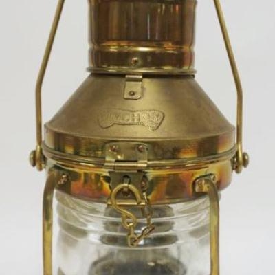 1091	BRASS *ANCHOR* SHIPS ELECTRIC LIGHT, APPROXIMATELY 14 IN HIGH

