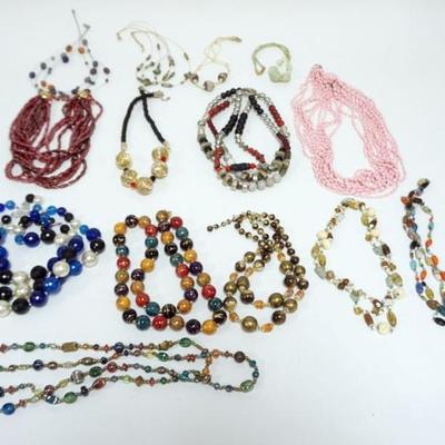 1176	APPROXIMATELY 14 LADIES DESIGNER NECKLACES, SOME MARKED BY THE MAKER
