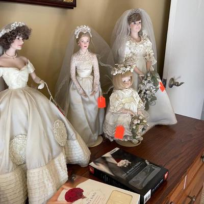 Antique wedding dolls