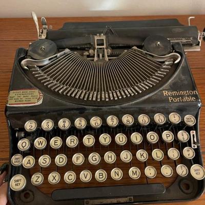 Antique Remington typewriter