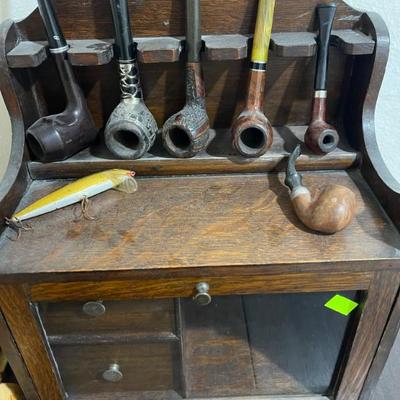 Cigar pipe holder antique 
