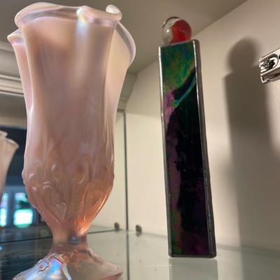 Glass vase Fenton 