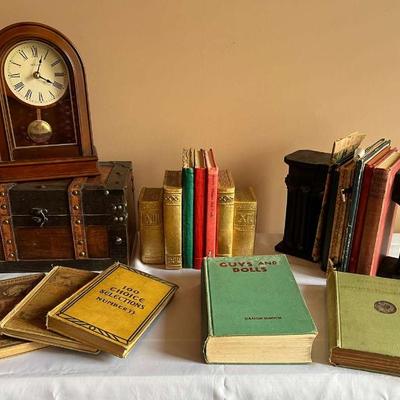 Vintage boook with pooh poems, & more