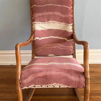 Unique high back rocker