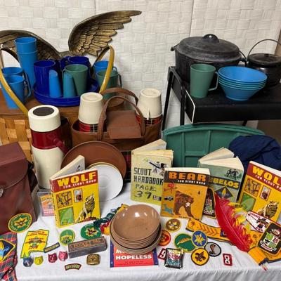 Boy scouts camping