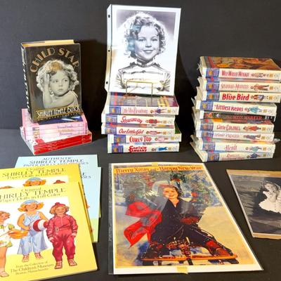 Shirley Temple - DVDs, VHS Collection, Paper Dolls & Photos 