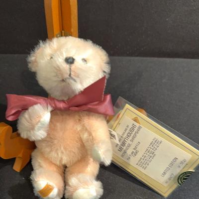 Merrythought Mohair Limited Edition Perfume Bottle Bear No 409 Of 500