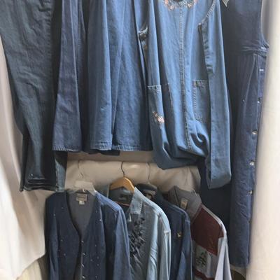 Denim Dresses, Skirts, Pants And Tops