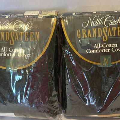 Nettle Creek King grand satin Hunter-all cotton comforter cover  (2)