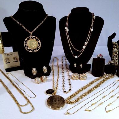 Elegance In Sparkles, Gold, And Gold Tone